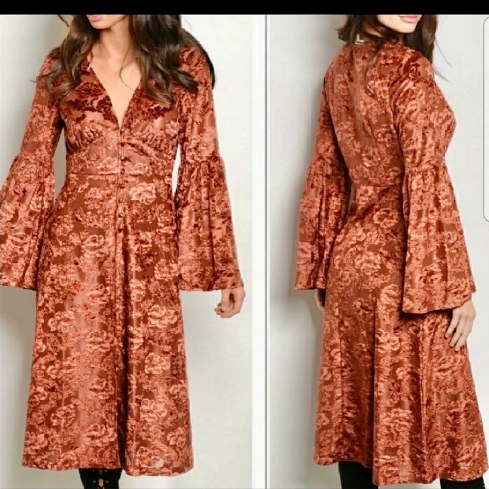 Crushed Velvet Kimono size L